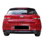 Hyundai I30 (2017-2018) Arka Tampon - Difüzör (Plastik)